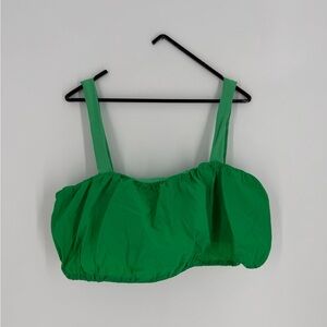 Daily Drills Bubble Bra Tank In Kelly Green